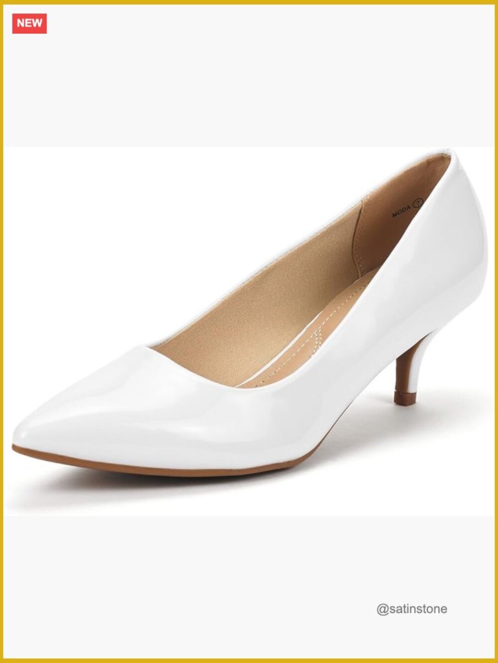 Kitten Heel Pointed Toe Pumps for Women Comfortable Office Work Dress Shoes